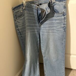 American Eagle Super High Rise Straight
